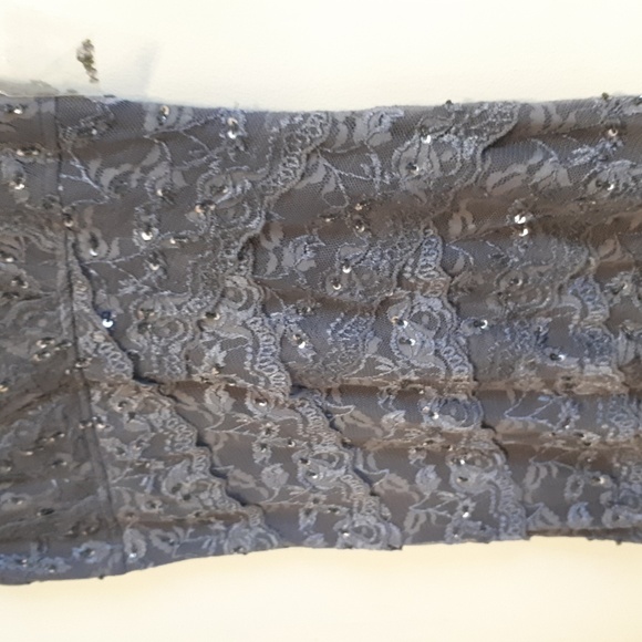 Grey Lace sequin dress - Picture 8 of 12